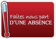 Signaler une absence
